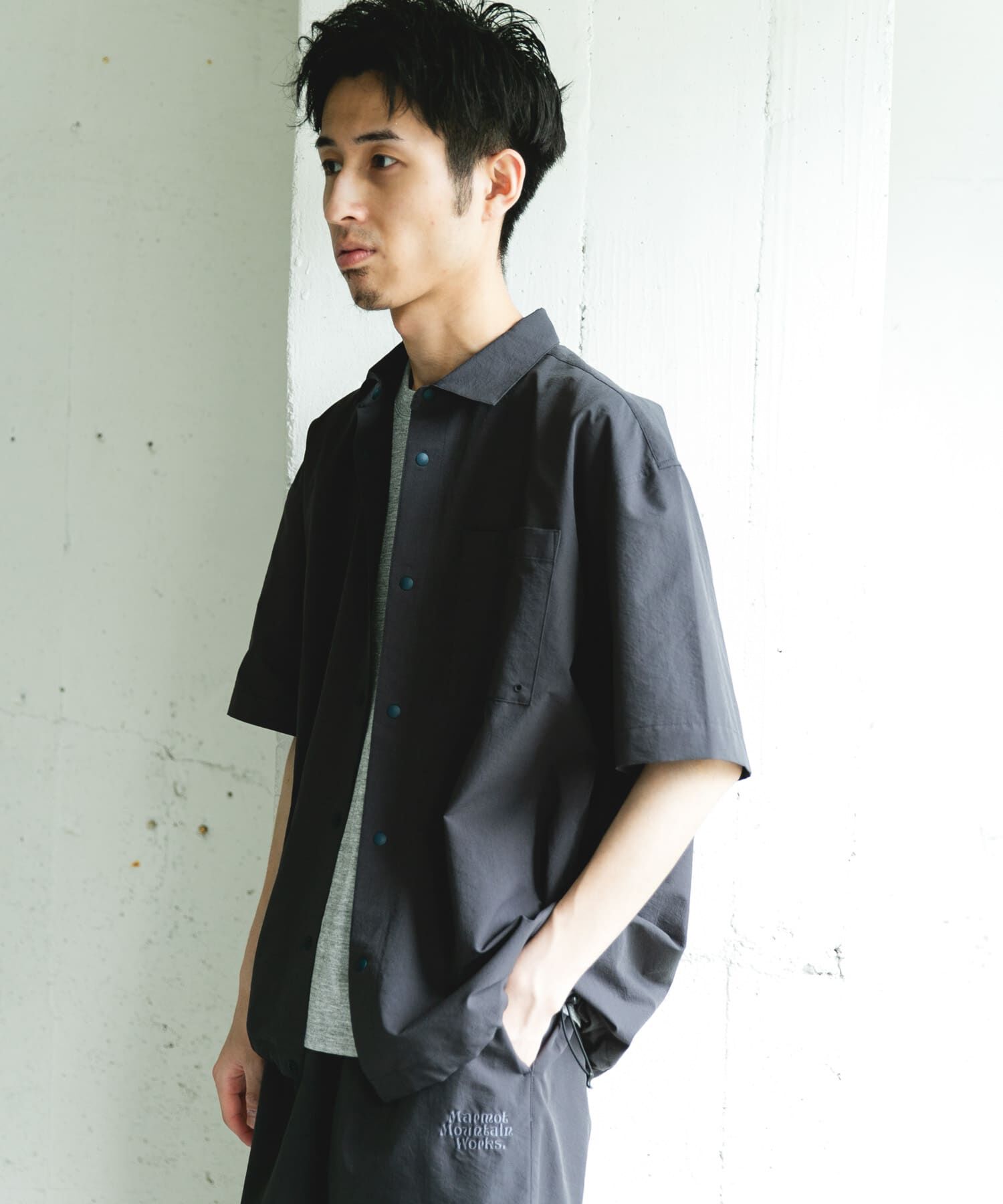URBAN RESEARCH DOORS「『別注』Marmot&times;DOORS　DOT AIR SHORT-SLEEVE SHIRTS」|シャツ・ブラウス|