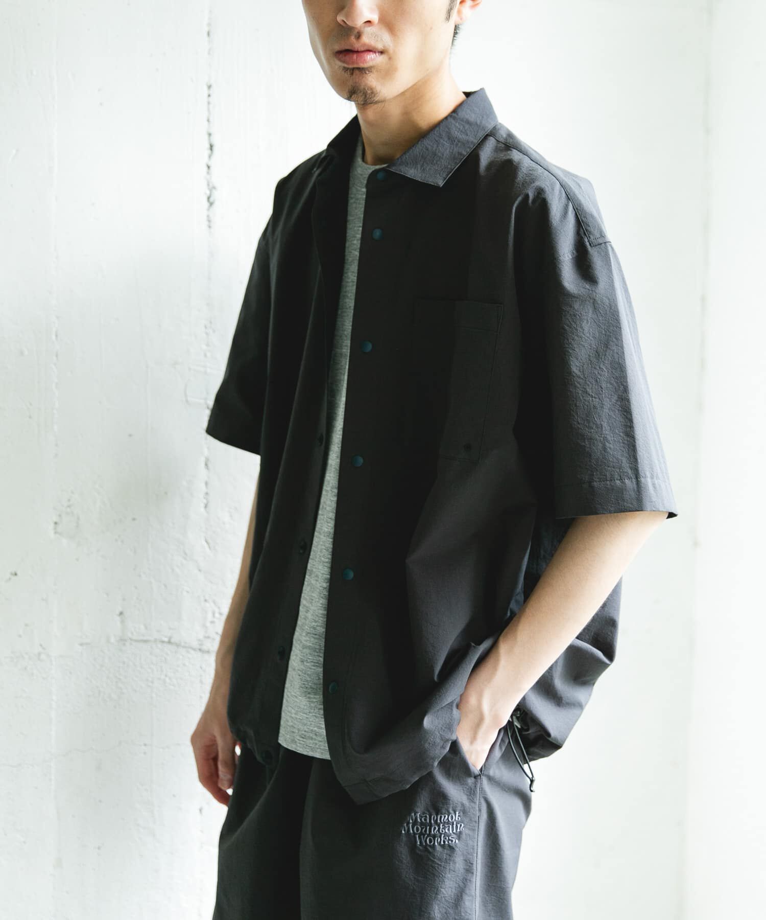 URBAN RESEARCH DOORS「『別注』Marmot&times;DOORS　DOT AIR SHORT-SLEEVE SHIRTS」|シャツ・ブラウス|