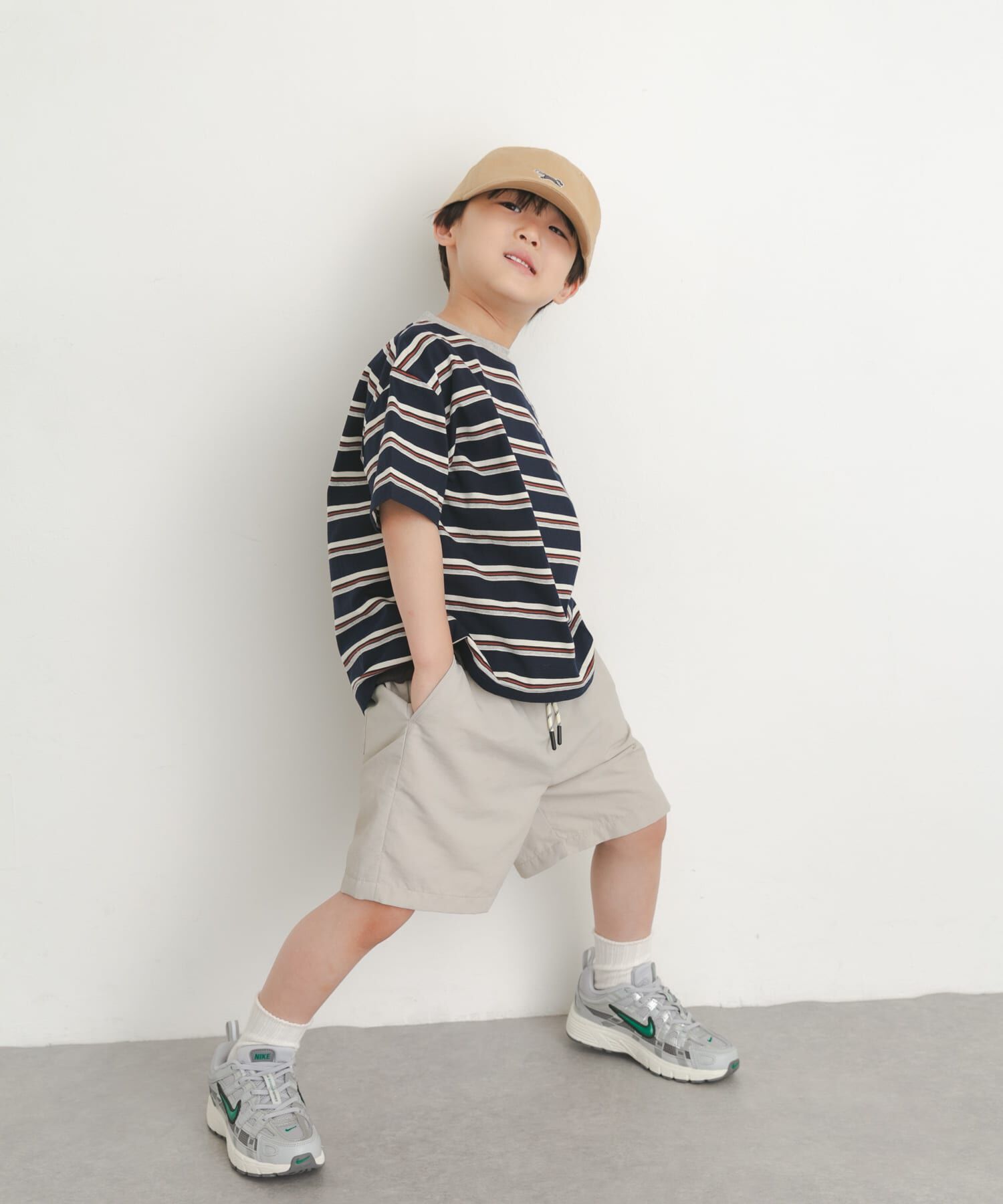 URBAN RESEARCH DOORS「『150サイズあり』ランダムボーダーワイドTシャツ(KIDS)」|その他|