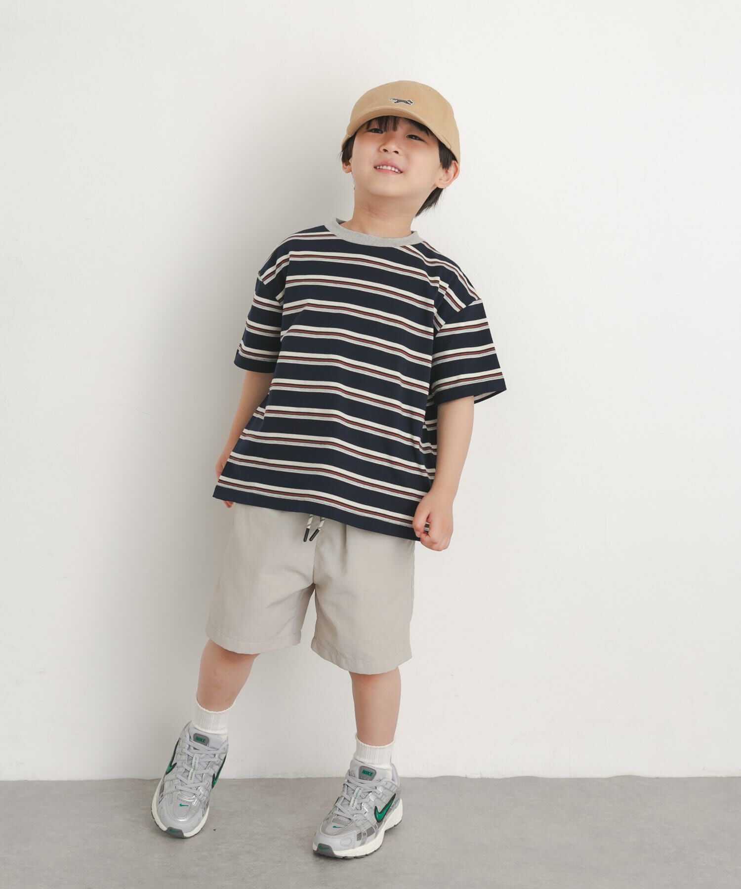 URBAN RESEARCH DOORS「『150サイズあり』ランダムボーダーワイドTシャツ(KIDS)」|その他|