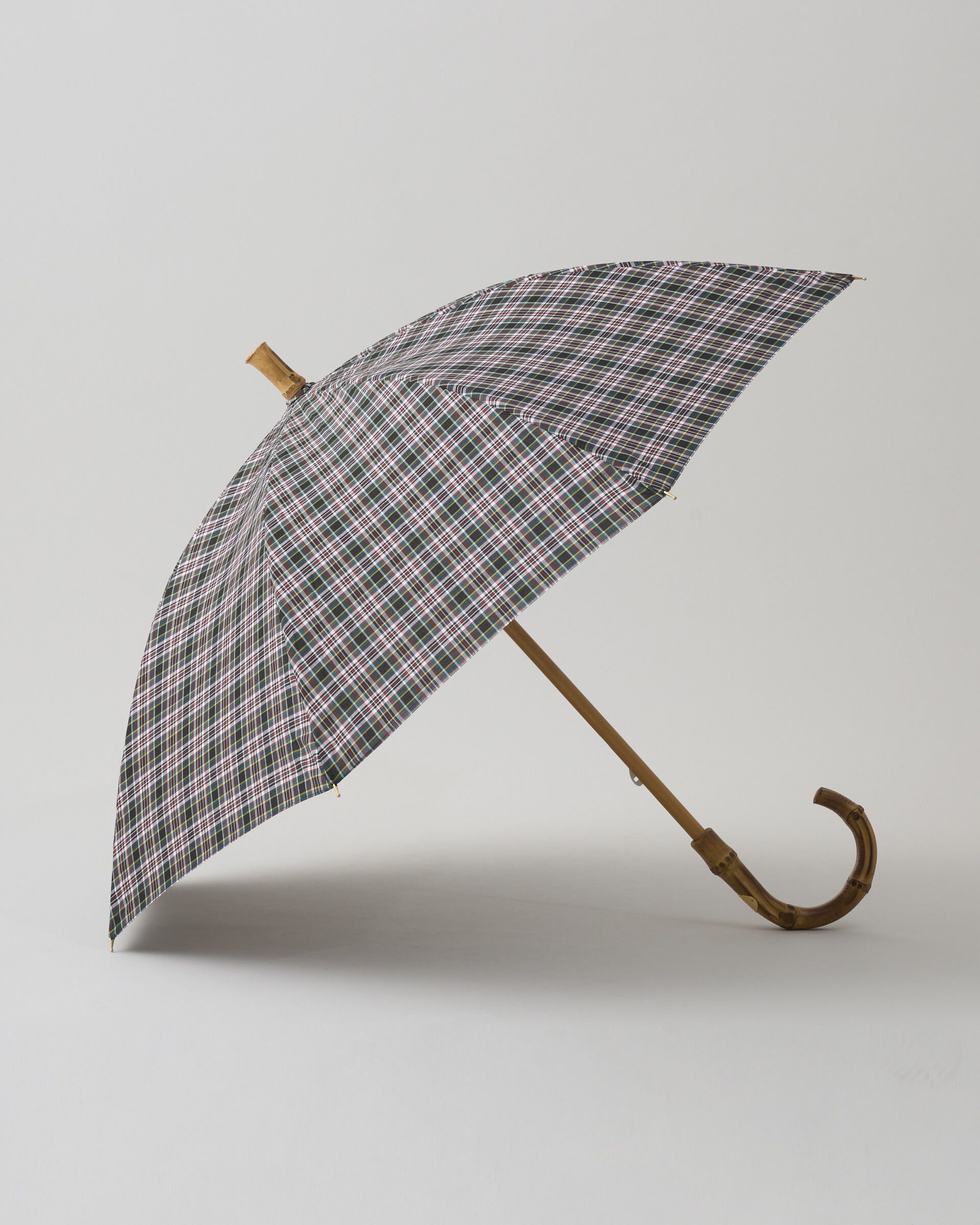 Traditional Weatherwear「UMBRELLA BAMBOO」|傘|ﾌﾞﾗｯｸﾁｪｯｸ
