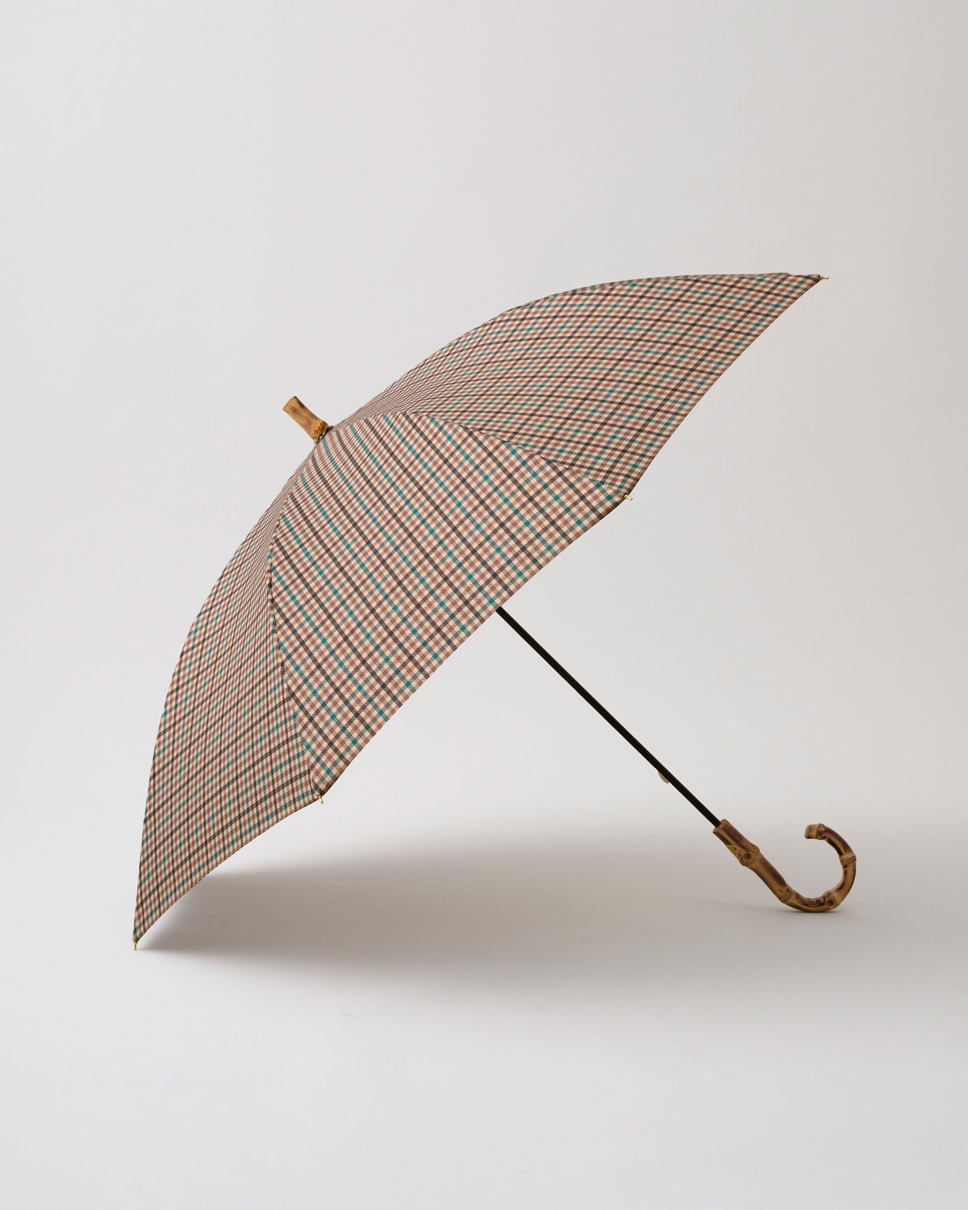 Traditional Weatherwear「【軽量】UMBRELLA BAMBOO LITE」|傘|ﾍﾞｰｼﾞｭｼｪﾌｧｰﾄﾞﾁｪｯｸ