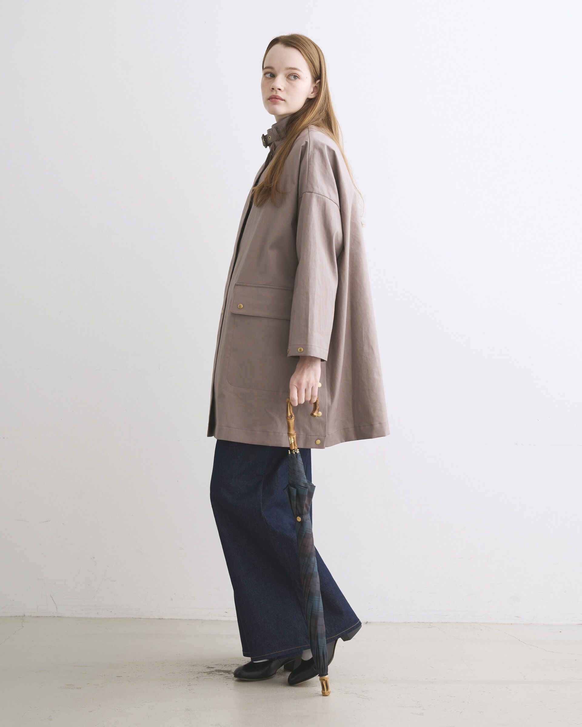 Traditional Weatherwear「【軽量】UMBRELLA BAMBOO LITE」|傘|