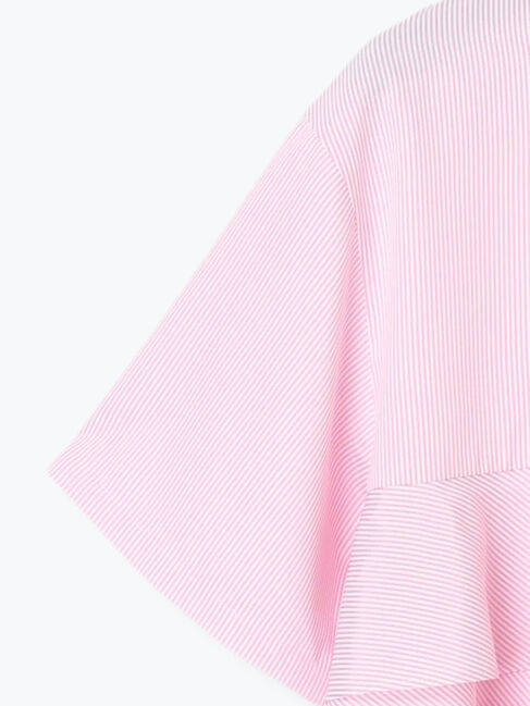 Te chichi「半袖ティアードフリルクロップトシャツ」|シャツ・ブラウス|