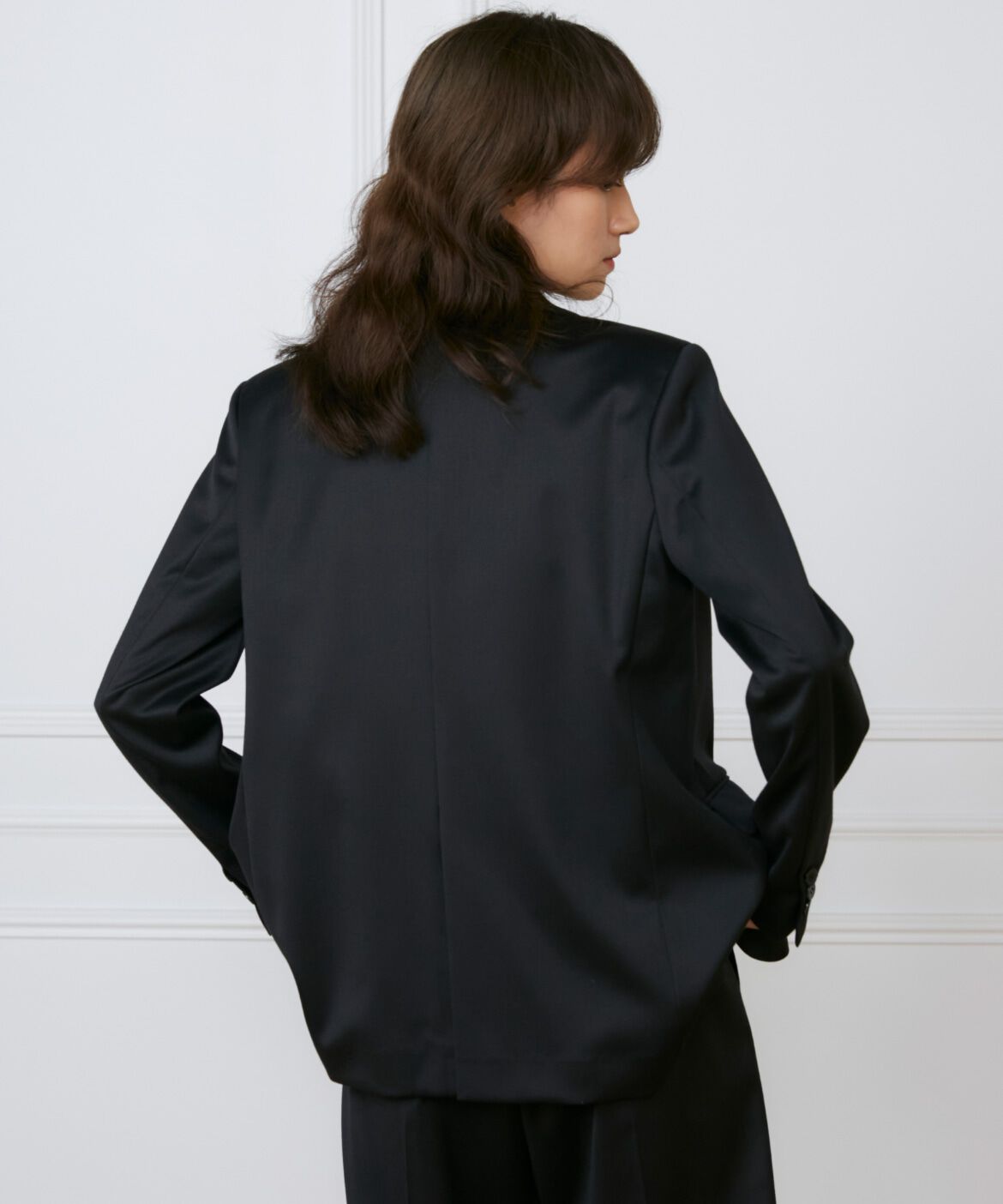 INED「《大きいサイズ》2wayデザインジャケット《la veille by SUPERIOR CLOSET》」|テーラードジャケット|