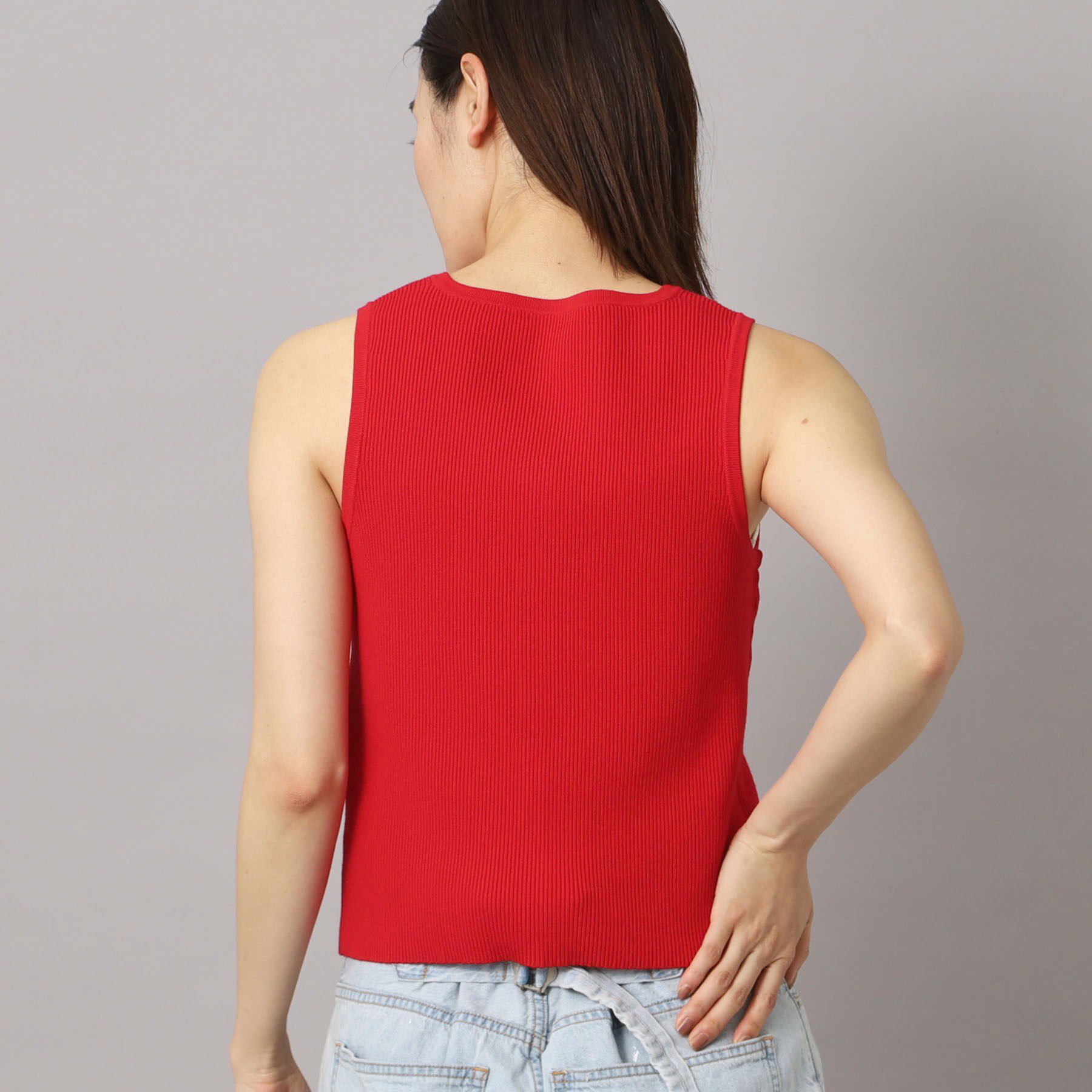 DRESSTERIOR「◆A．P．C．（アーペーセー）DEBARDEUR AMBRE ノースリーブニット」|ニット・セーター|
