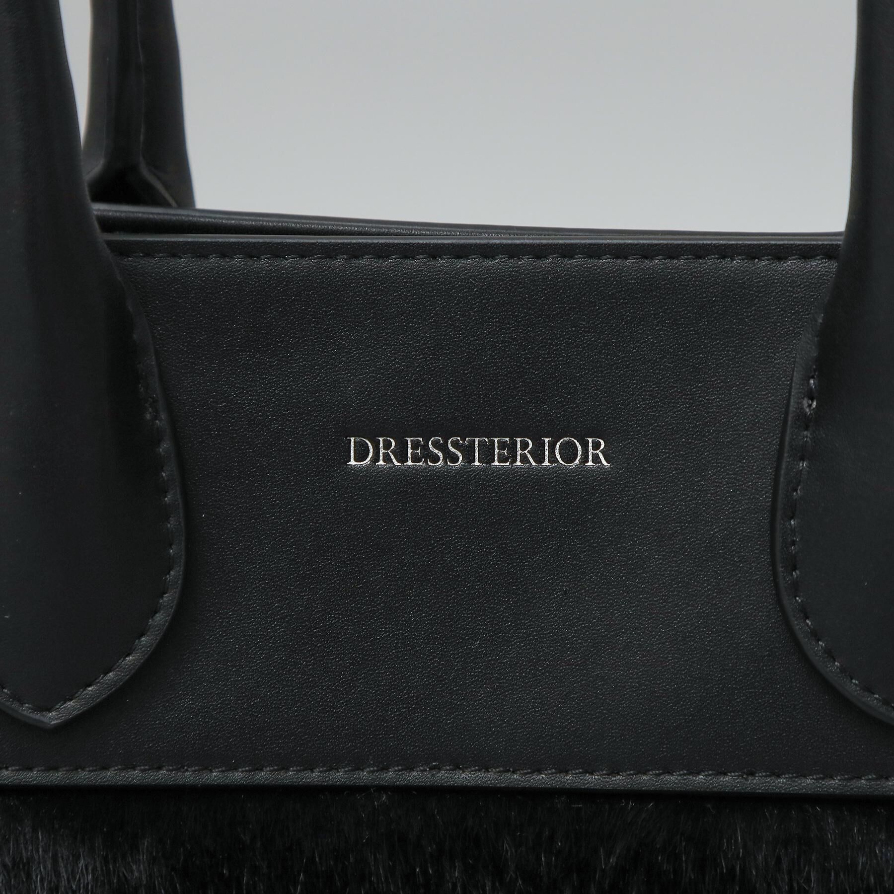 DRESSTERIOR「フェイクファーコンビリサイクルレザートートバッグ」|トートバッグ|
