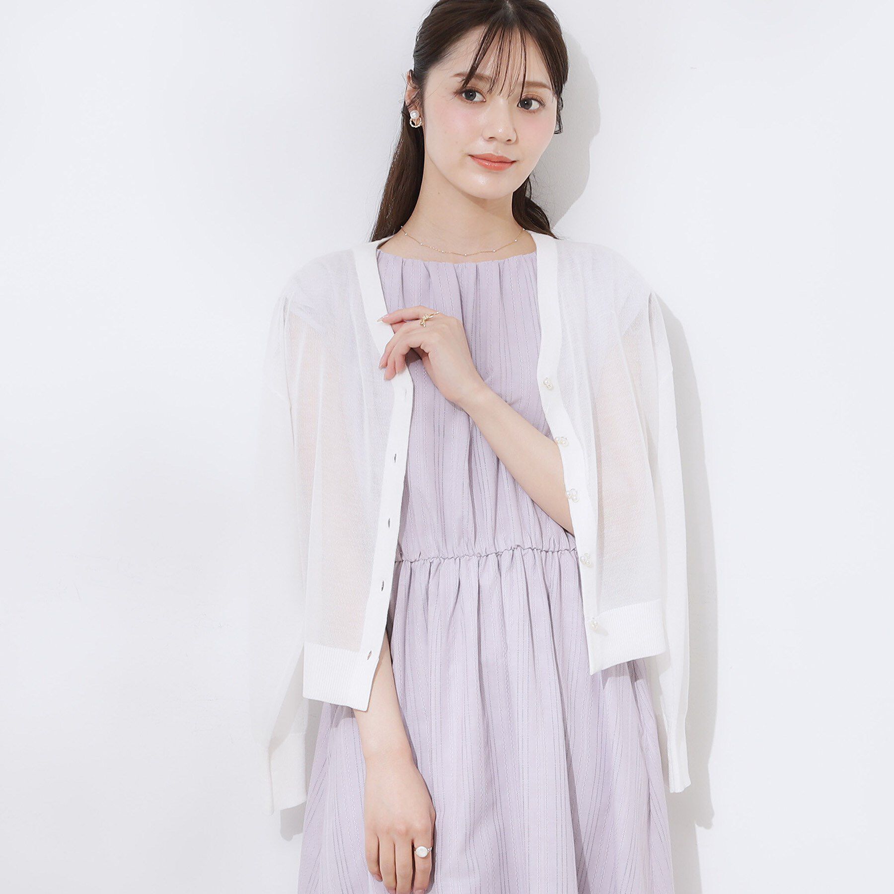 Couture broach「【大人可愛い】カラミチェック サマードレス」|ワンピース|