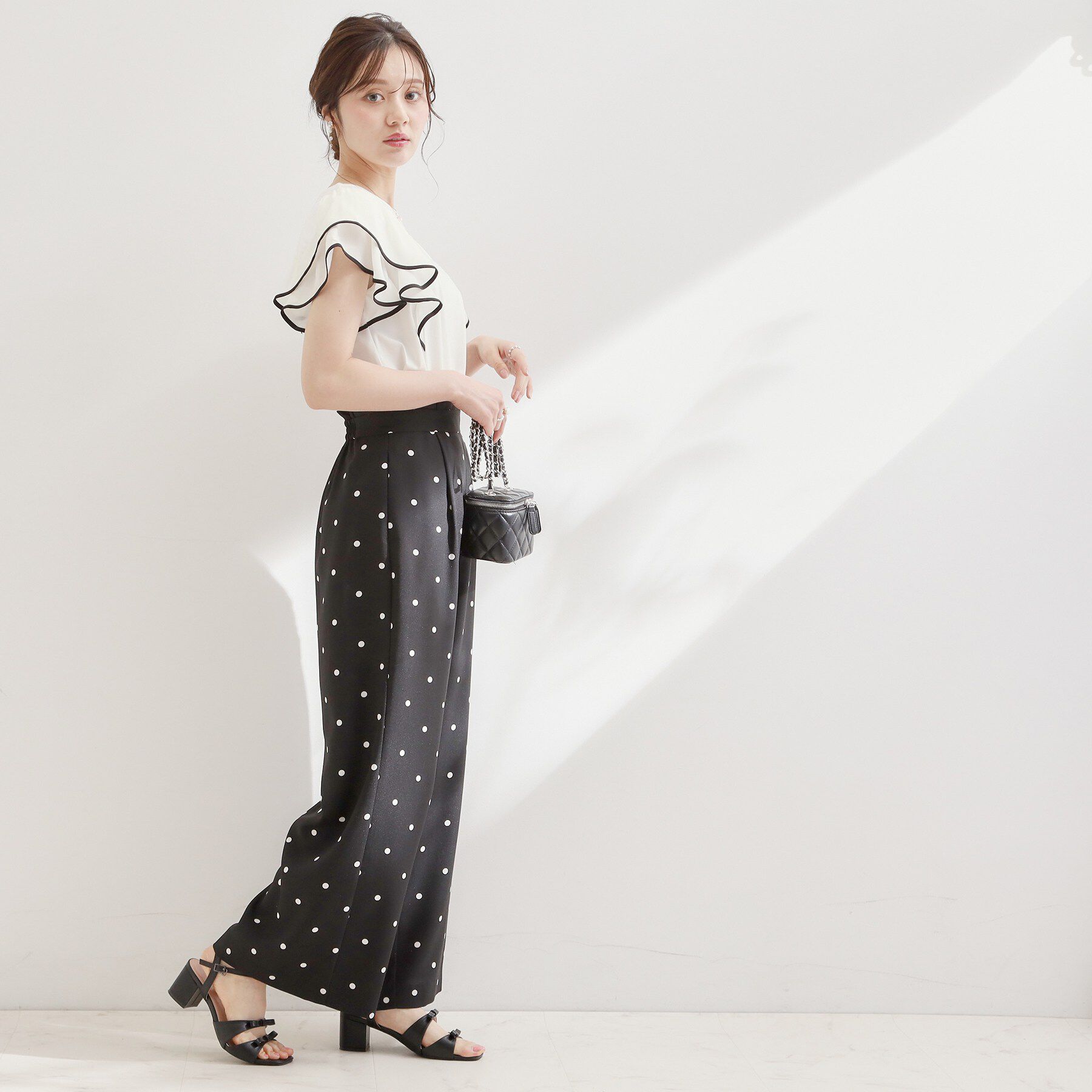 Couture broach「60シルラッフルフレアスリーブ」|Tシャツ・カットソー|