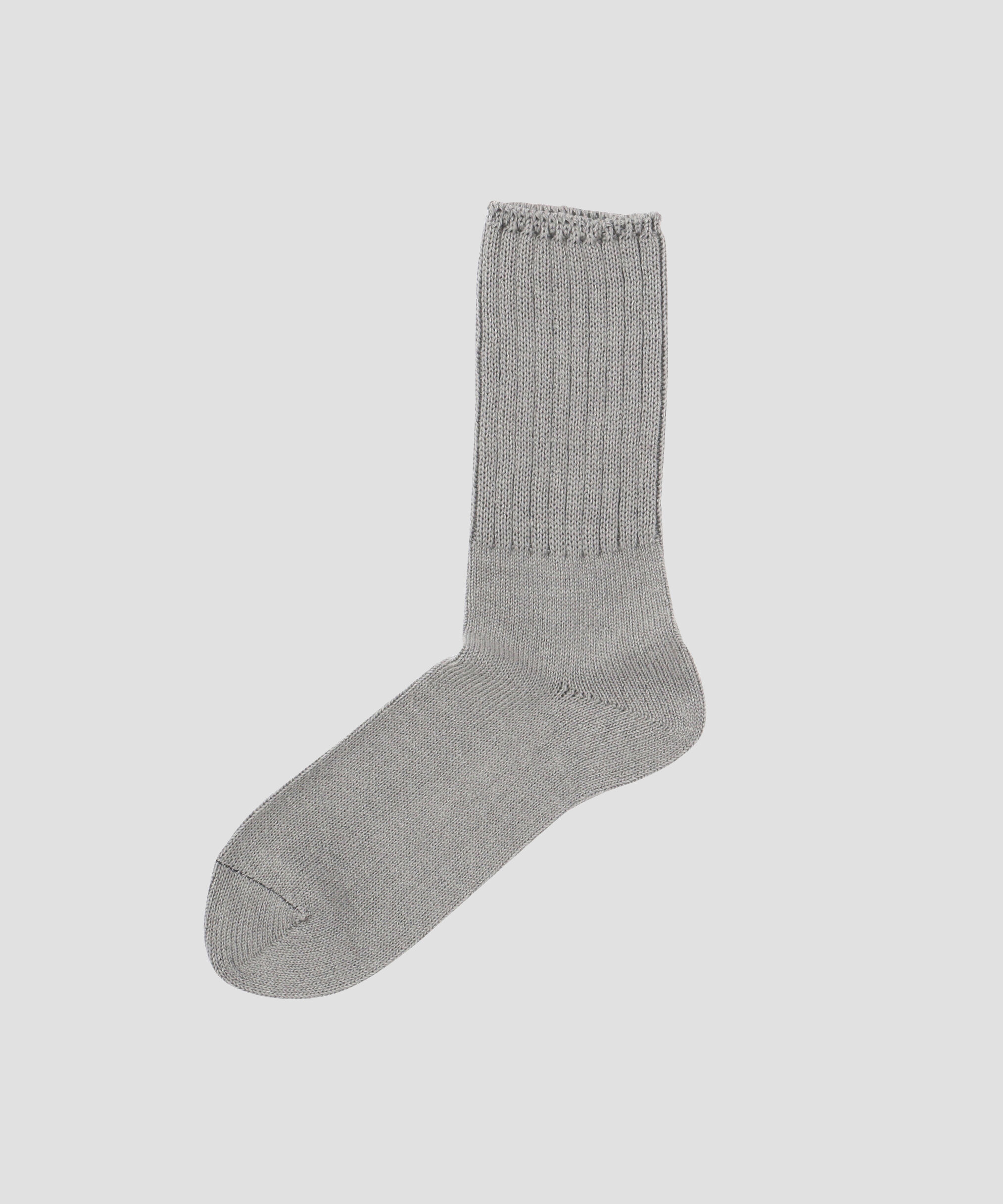 MHL.「WA-SHI COTTON RIB SOCKS」|ソックス|GREY