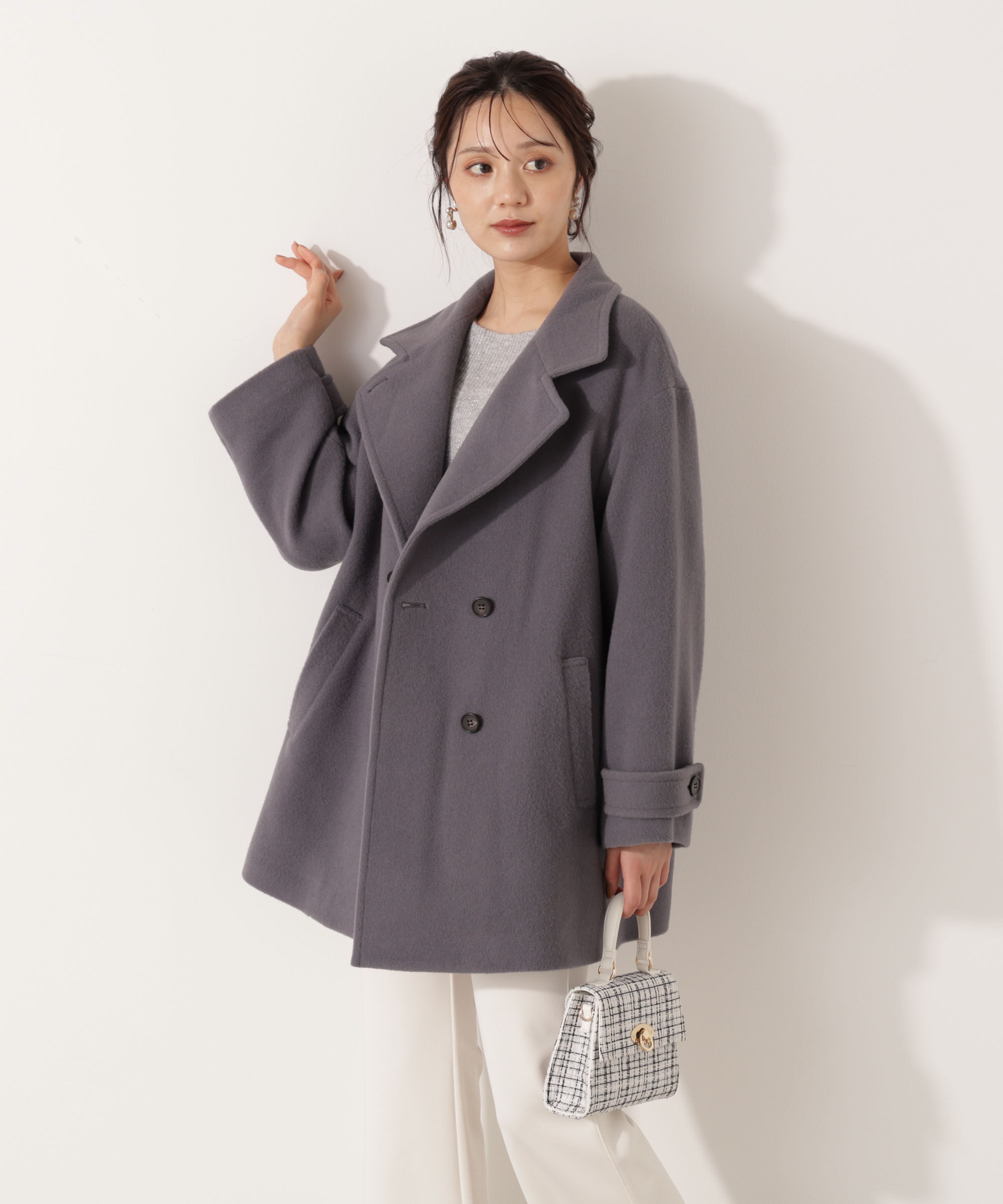 PROPORTION BODY DRESSING「2wayミドルコート 25AW」|ブルゾン・スタジャン|