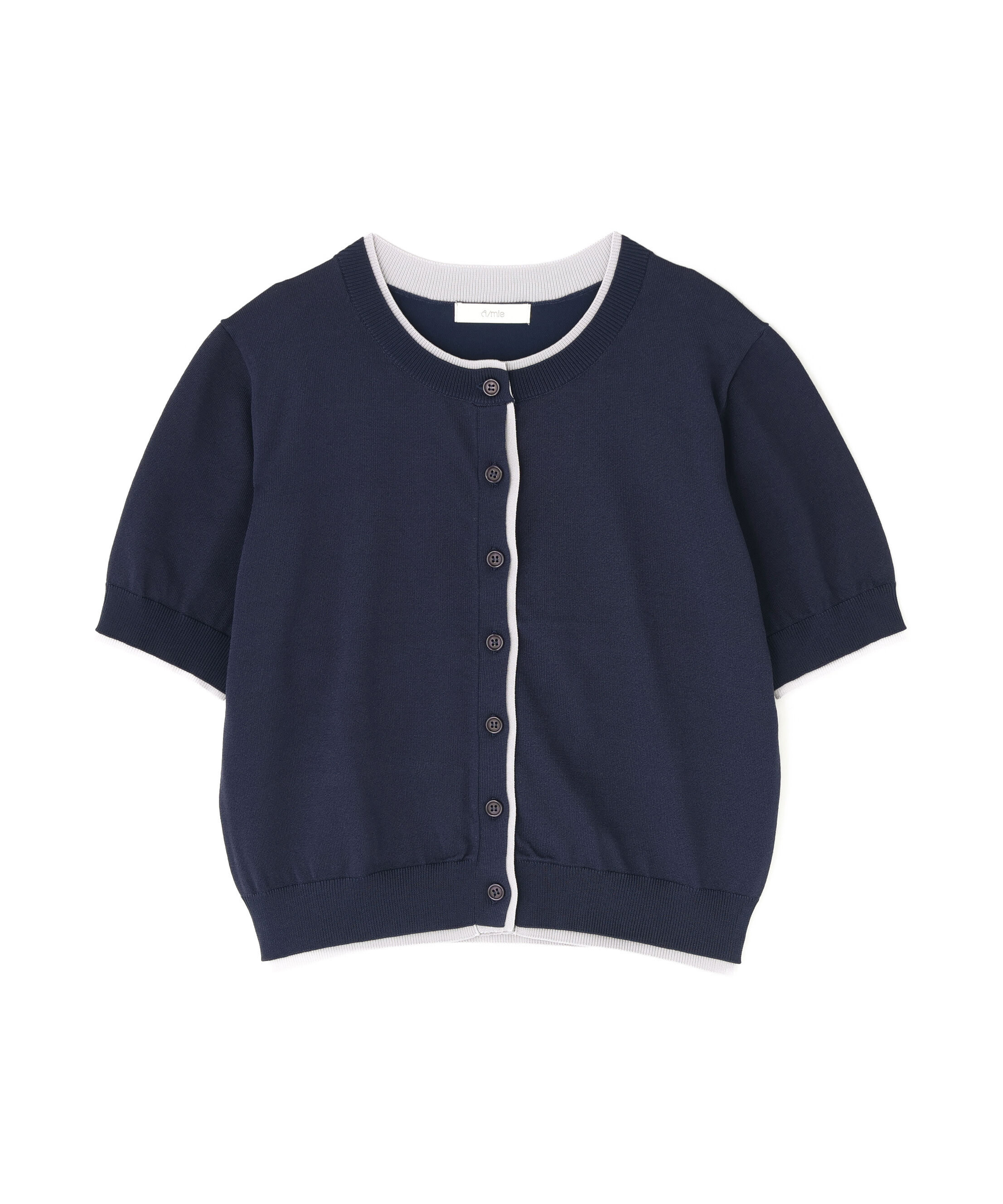 PROPORTION BODY DRESSING「〈a/mie〉配色カーディガン 26SS」|ニット・セーター|