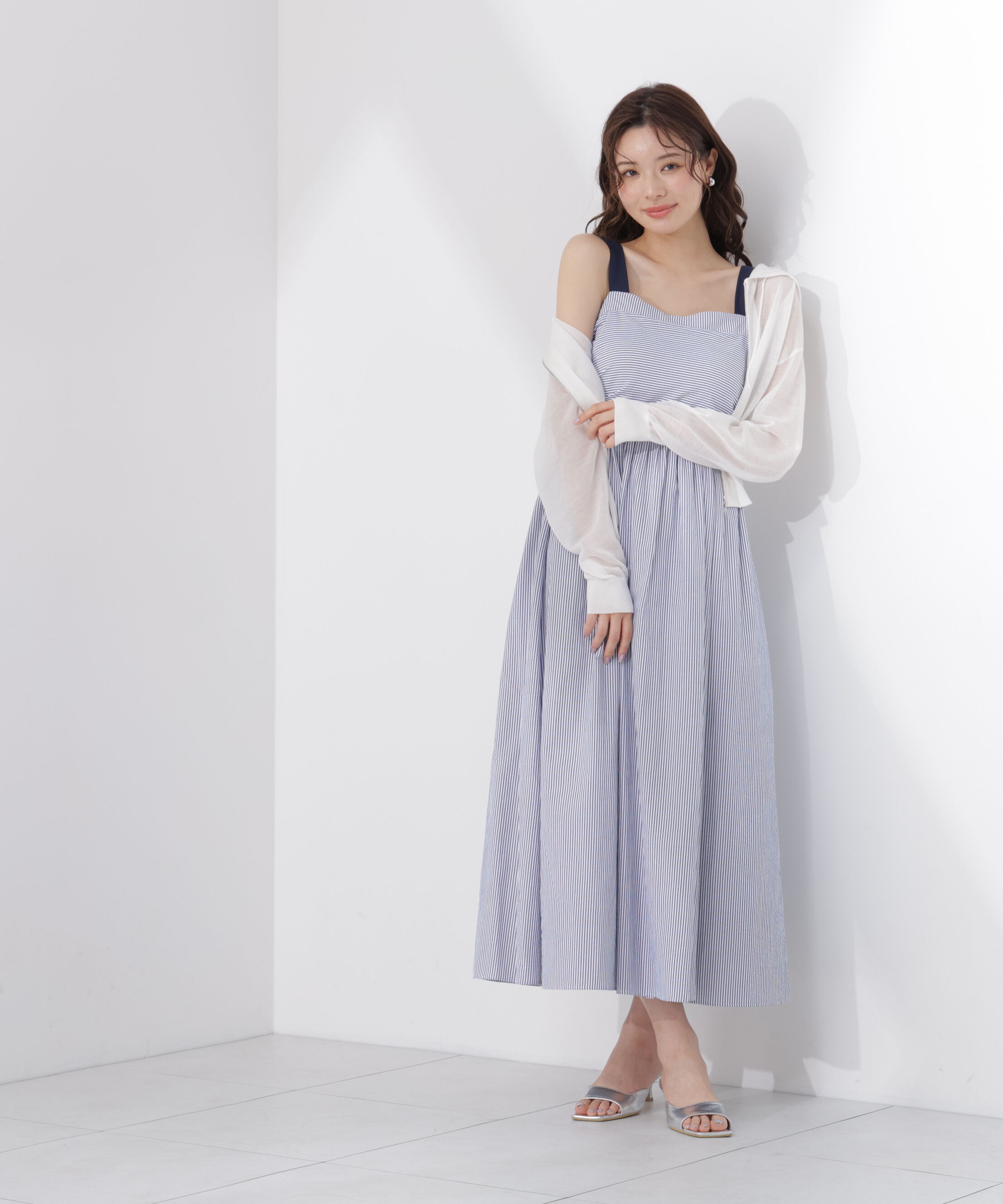 PROPORTION BODY DRESSING「＜青島心さん着用＞〈a/mie〉シアーニットパーカー」|ニット・セーター|