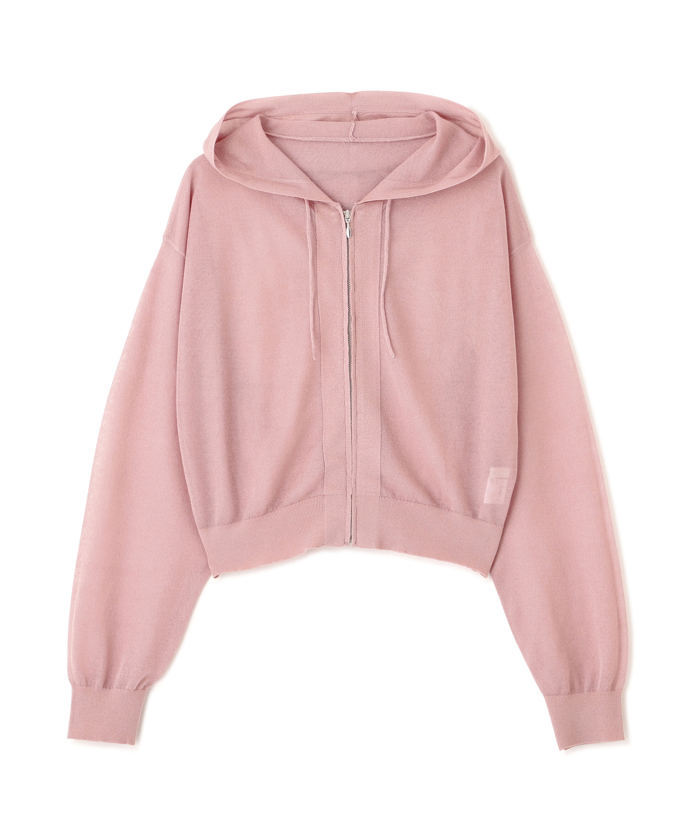 PROPORTION BODY DRESSING「＜青島心さん着用＞〈a/mie〉シアーニットパーカー」|ニット・セーター|