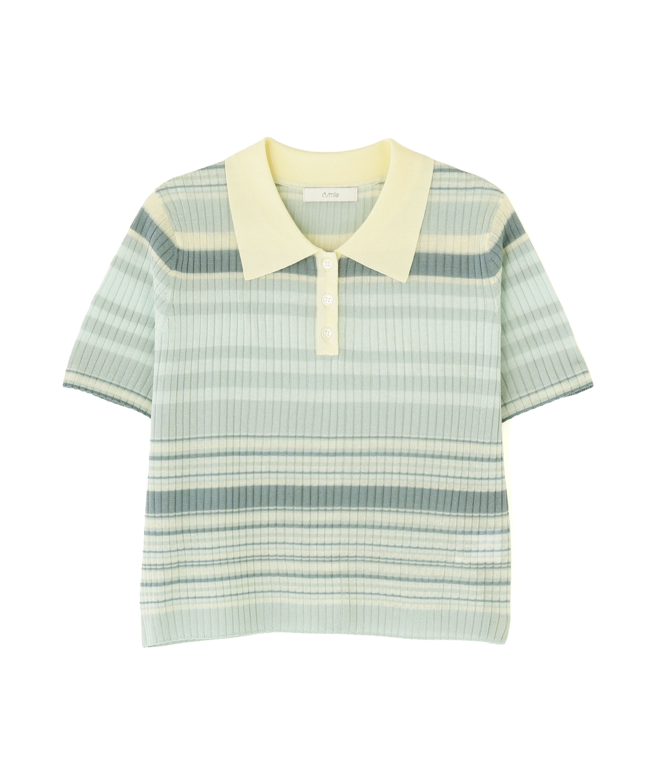 PROPORTION BODY DRESSING「〈a/mie〉ソフトシアーポロ衿ニットトップス26SS」|カーディガン|