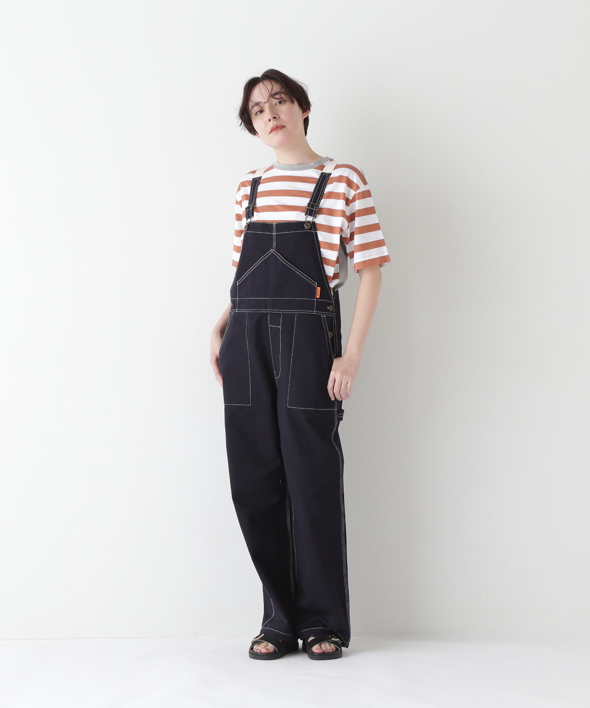  「◆シルケット天竺ボーダーカットソー」|Tシャツ・カットソー|