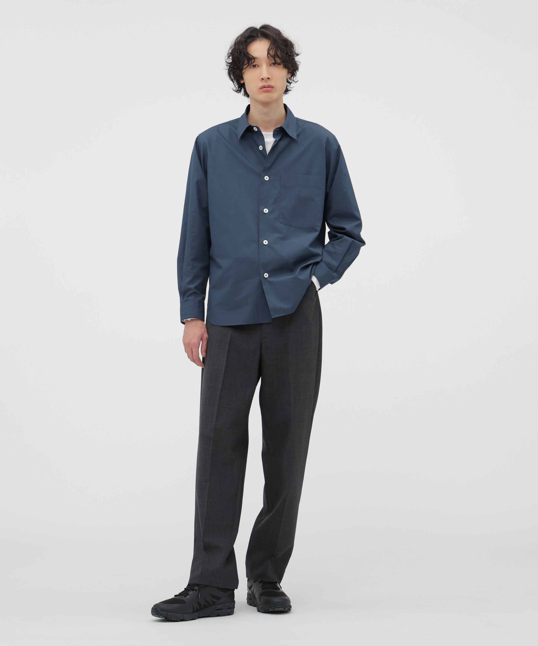 MARGARET HOWELL「EGYPTIAN COTTON POPLIN SHIRT」|シャツ・ブラウス|