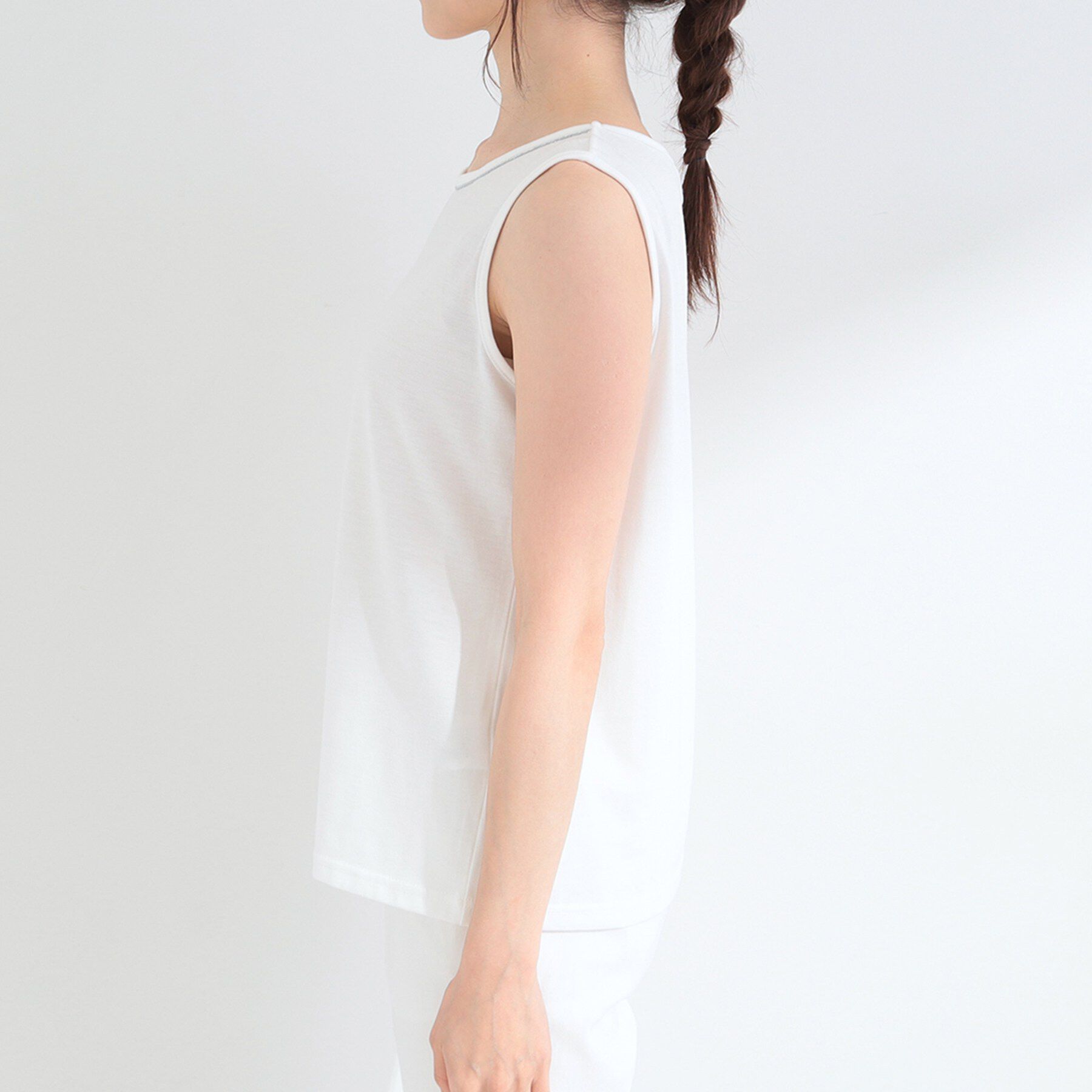SHOO･LA･RUE「【2点セット】スラブスキッパー＋ビジュータンクトップセット」|その他|