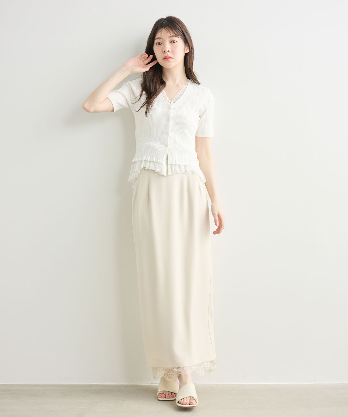 レースドッキングニット（COCO DEAL）｜ルミネのファッション通販
