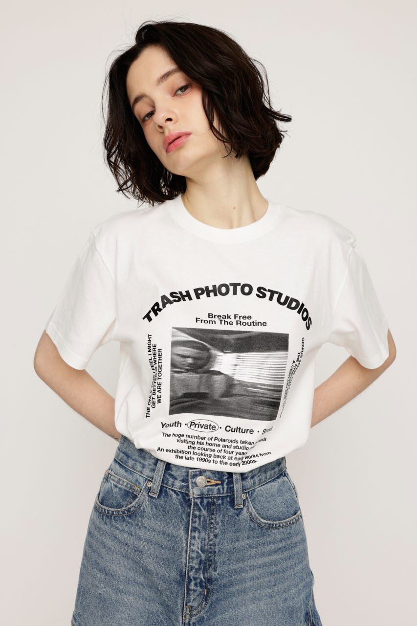 SLY「PHOTO LOGO 2SIZE Tシャツ」|Tシャツ・カットソー|