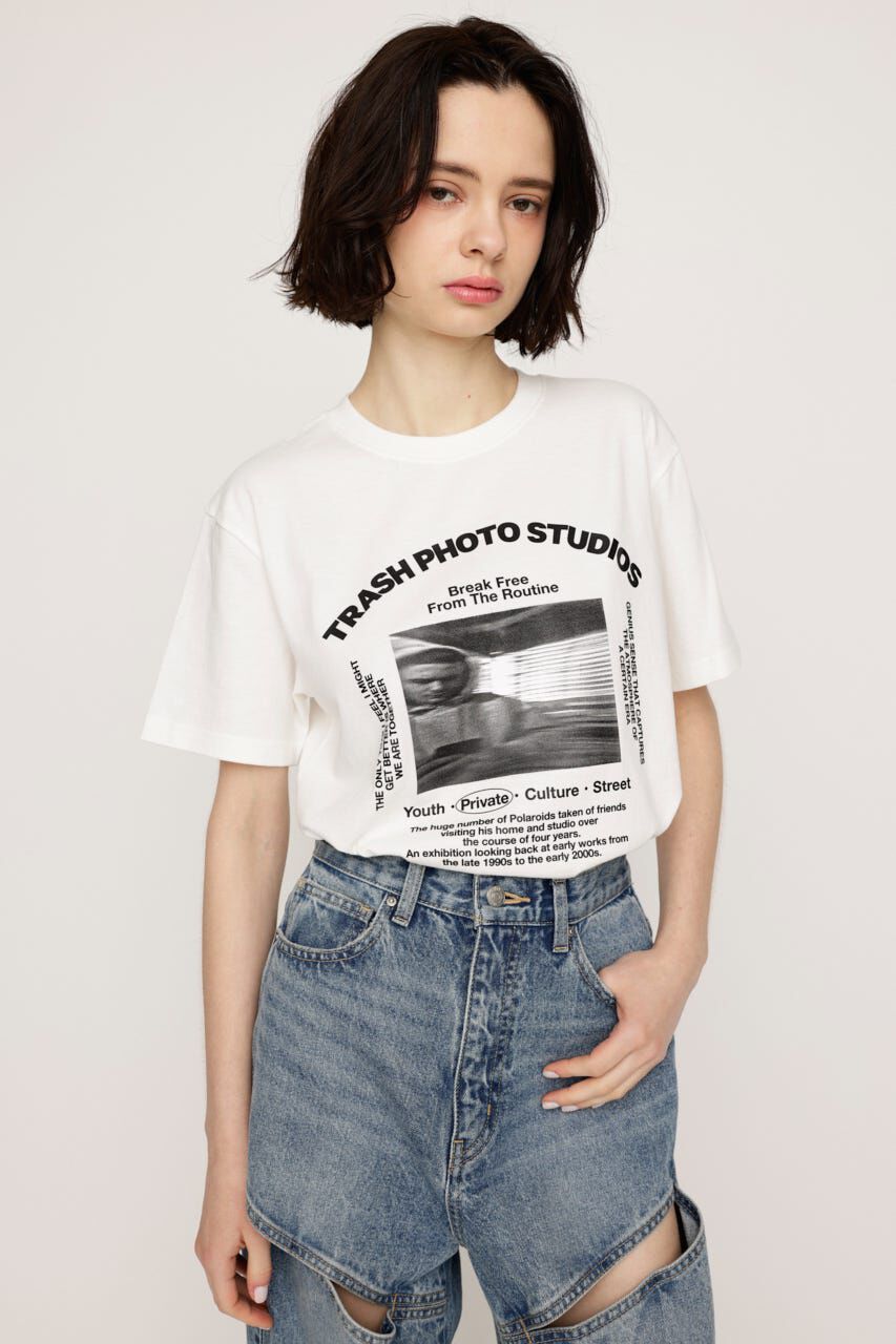 SLY「PHOTO LOGO 2SIZE Tシャツ」|Tシャツ・カットソー|