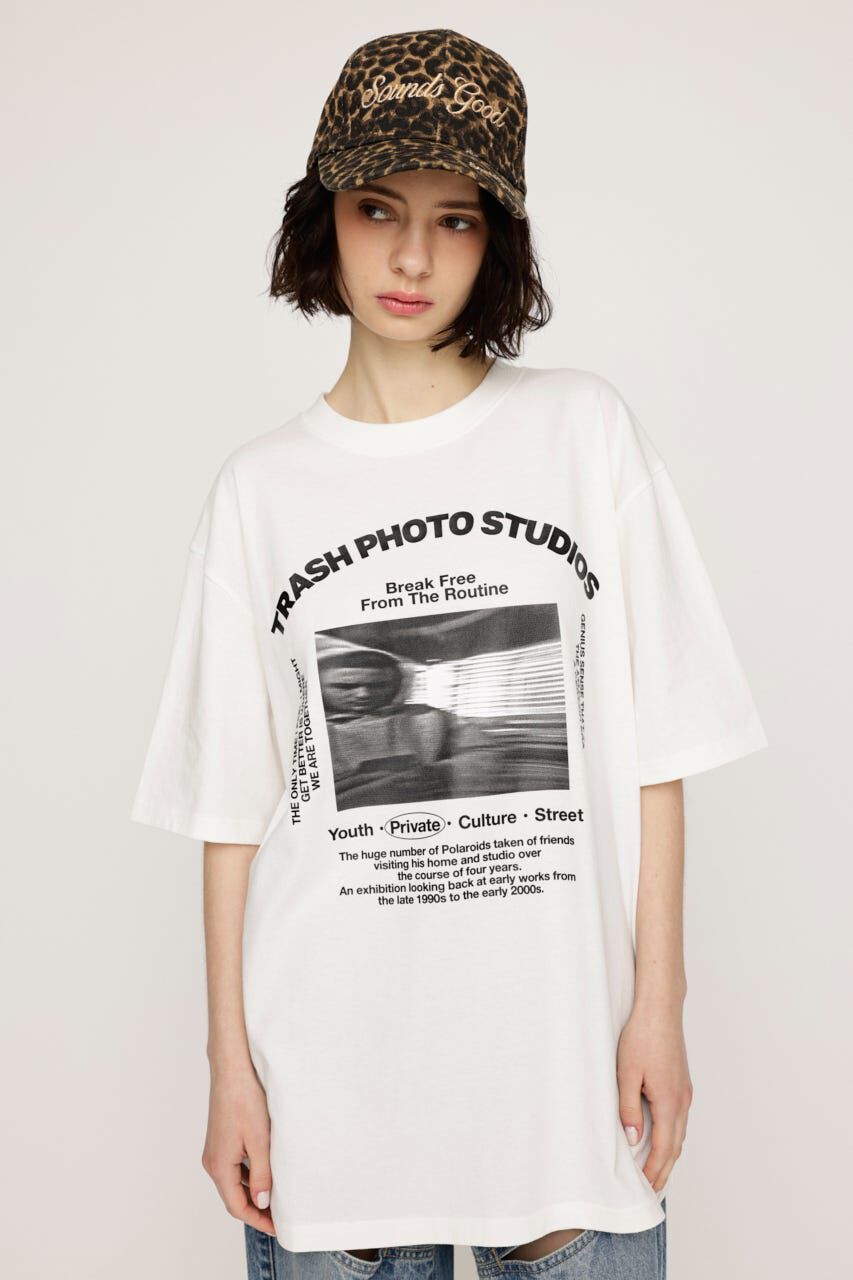 SLY「PHOTO LOGO 2SIZE Tシャツ」|Tシャツ・カットソー|