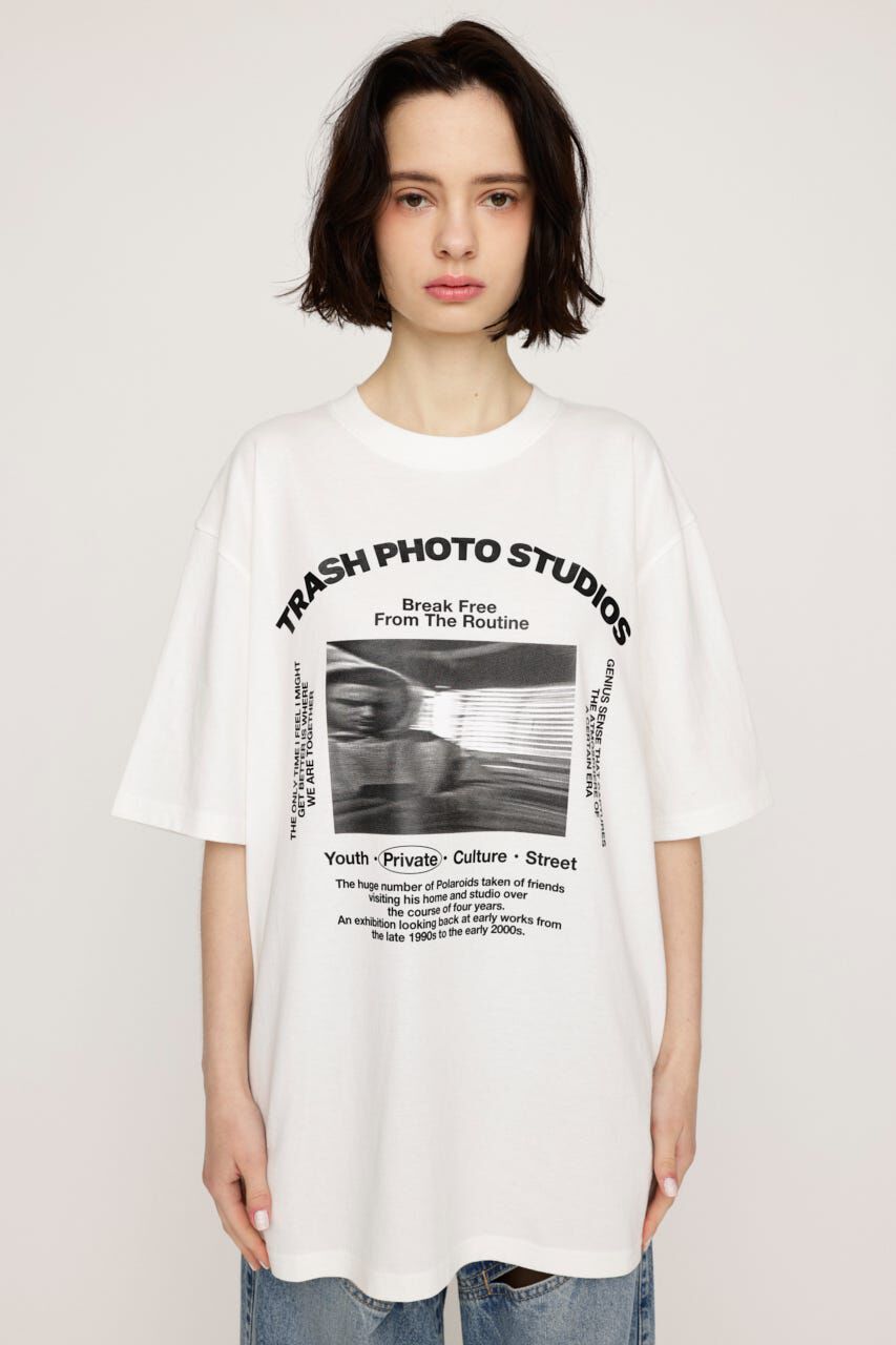SLY「PHOTO LOGO 2SIZE Tシャツ」|Tシャツ・カットソー|