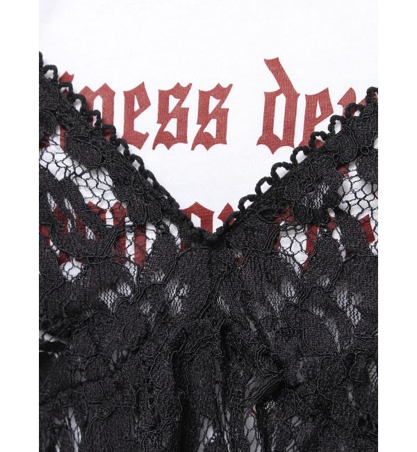 EVRIS「【WEB限定】レースビスチェSETTシャツ」|Tシャツ・カットソー|