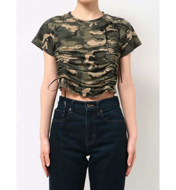 EVRIS「カモフラリボンショートTシャツ」|Tシャツ・カットソー|