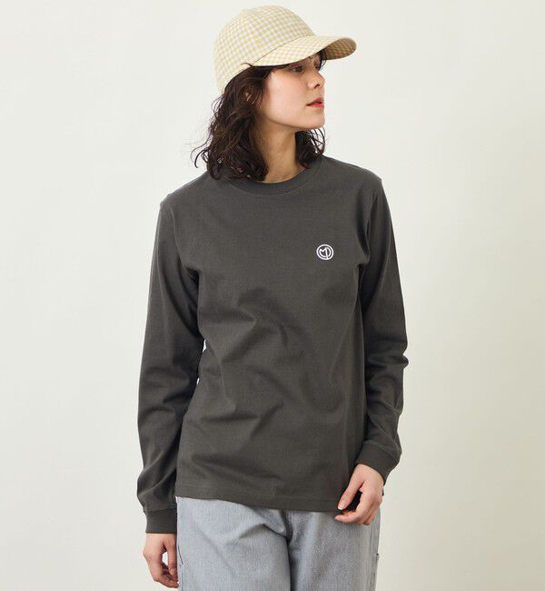 MACKINTOSH PHILOSOPHY「GREY LABEL MPロゴ ロングスリーブTシャツ」|Tシャツ・カットソー|チャコールグレー