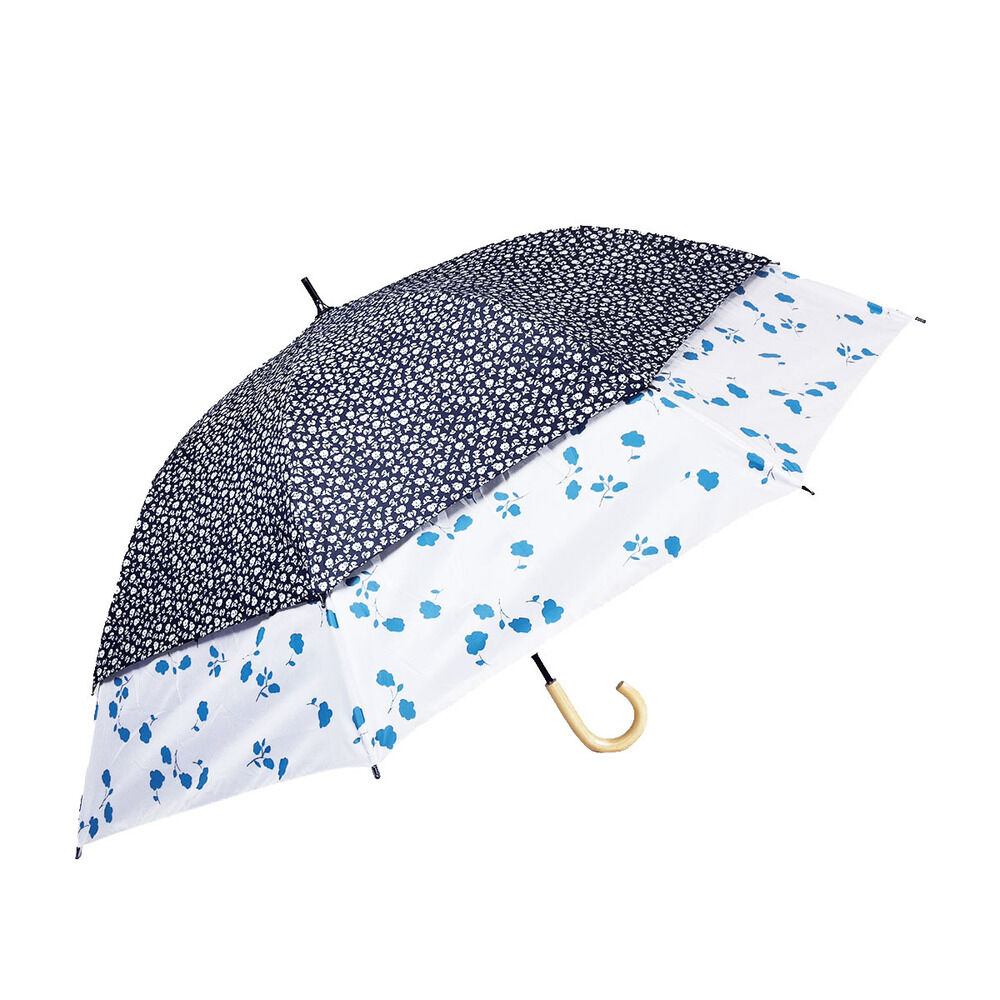 BACKYARD FAMILY「トランスフォーム傘 通販 HYGGE ヒュッゲ 60cm 45cm 耐風 手開き UVカット」|傘|ブルー4