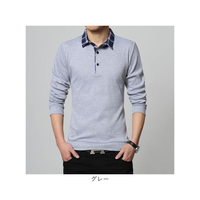 BACKYARD FAMILY「ポロシャツ メンズ 長袖 通販 Poloシャツ ポロシャツメンズ Poloシャツメンズ 長袖シャツ」|その他|