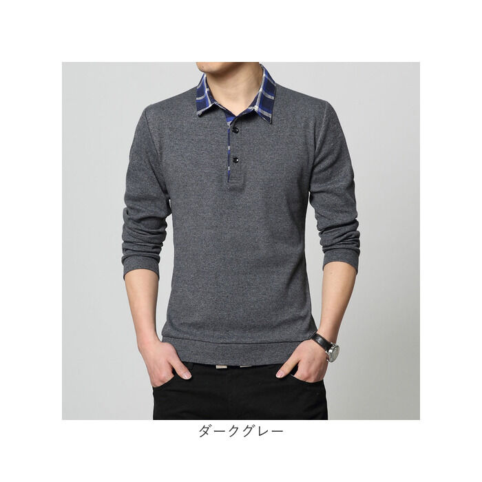 BACKYARD FAMILY「ポロシャツ メンズ 長袖 通販 Poloシャツ ポロシャツメンズ Poloシャツメンズ 長袖シャツ」|その他|