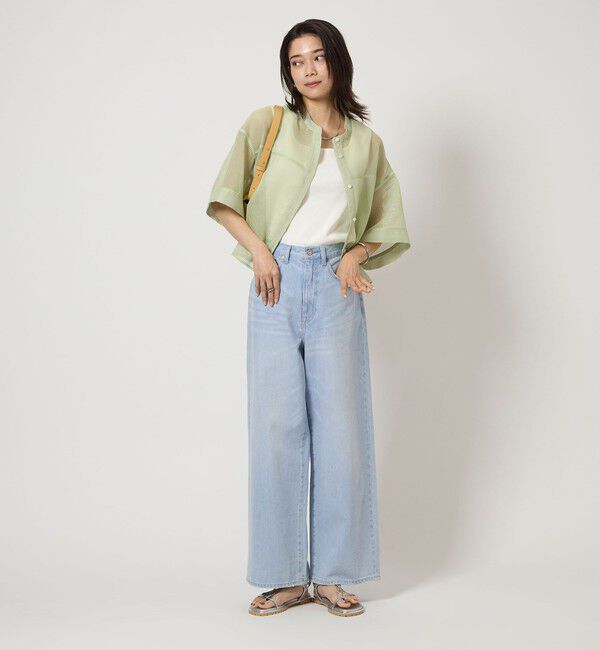 UNITED ARROWS green label relaxing「［size SHORT/TALLあり］ワイド デニム パンツ」|デニム|