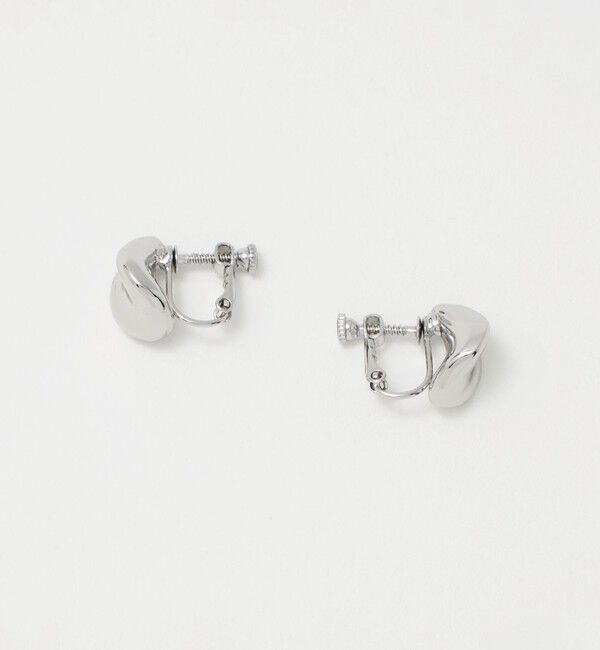 UNITED ARROWS green label relaxing「【WEB限定】三角 メルティ プレート イヤリング」|イヤリング|SILVER