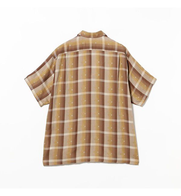BEAMS PLUS「Open Collar Sashiko Ombre」|シャツ・ブラウス|