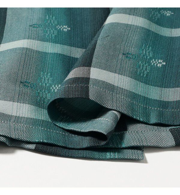 BEAMS PLUS「Open Collar Sashiko Ombre」|シャツ・ブラウス|