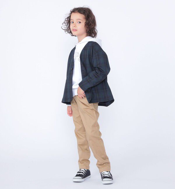 SHIPS KIDS「【WEB限定】SHIPS KIDS:100～160cm / SHIPS ラウンド ロゴ パーカ」|パーカー|