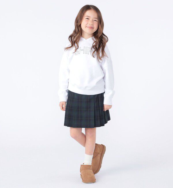 SHIPS KIDS「【WEB限定】SHIPS KIDS:100～160cm / SHIPS ラウンド ロゴ パーカ」|パーカー|