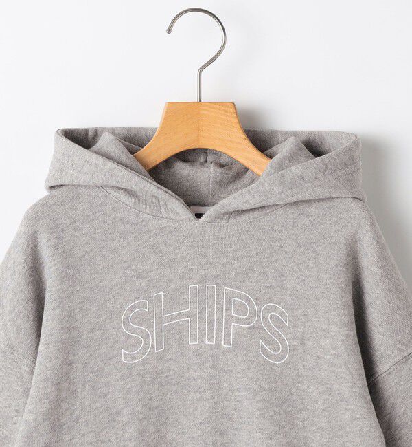 SHIPS KIDS「【WEB限定】SHIPS KIDS:100～160cm / SHIPS ラウンド ロゴ パーカ」|パーカー|