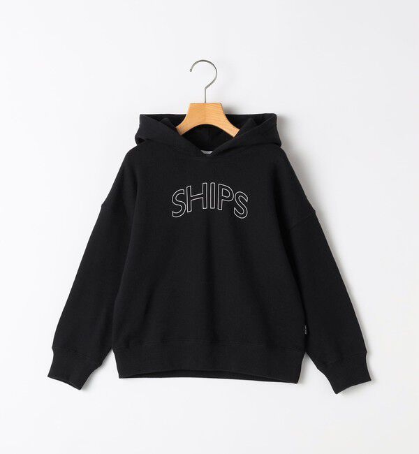 SHIPS KIDS「【WEB限定】SHIPS KIDS:100～160cm / SHIPS ラウンド ロゴ パーカ」|パーカー|