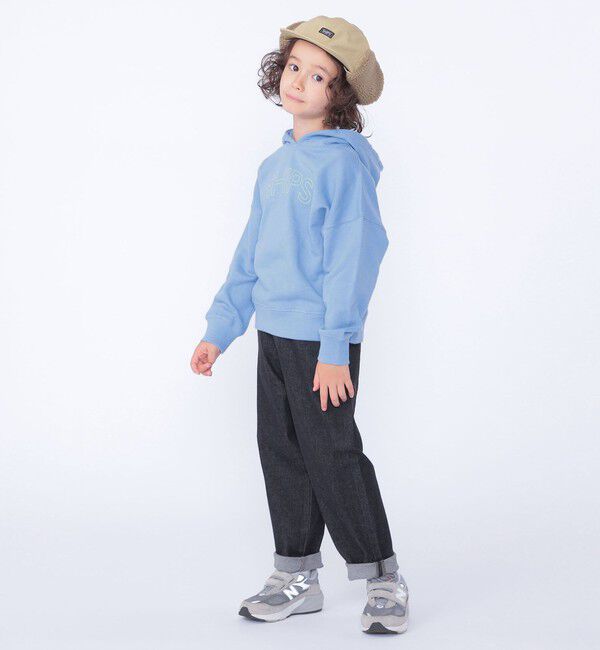 SHIPS KIDS「【WEB限定】SHIPS KIDS:100～160cm / SHIPS ラウンド ロゴ パーカ」|パーカー|