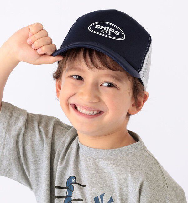SHIPS KIDS「SHIPS KIDS:ラウンドブリム メッシュ キャップ」|キャップ・キャスケット|