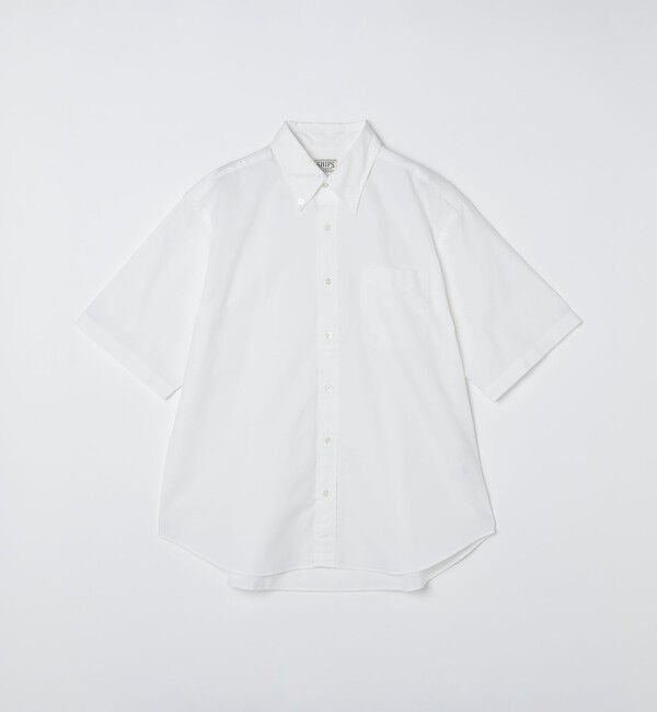 SHIPS「SHIPS: AUTHENTIC ピンオックス ボタンダウン ショートスリーブ シャツ」|シャツ・ブラウス|