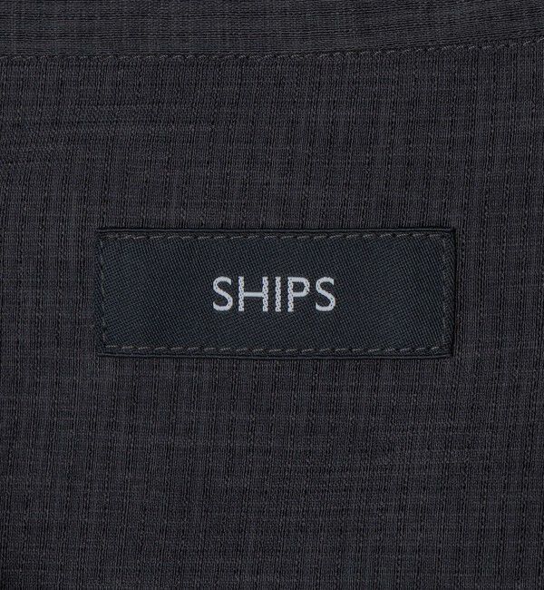 SHIPS「SHIPS:〈撥水/防しわ/洗濯機可能〉DOT AIR(R)ショートスリーブシャツ(セットアップ対応」|シャツ・ブラウス|