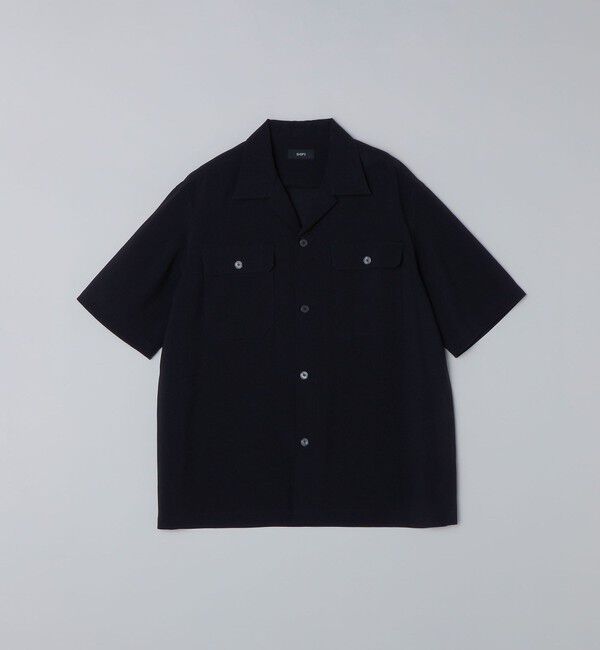 SHIPS「SHIPS:〈撥水/防しわ/洗濯機可能〉DOT AIR(R)ショートスリーブシャツ(セットアップ対応」|シャツ・ブラウス|