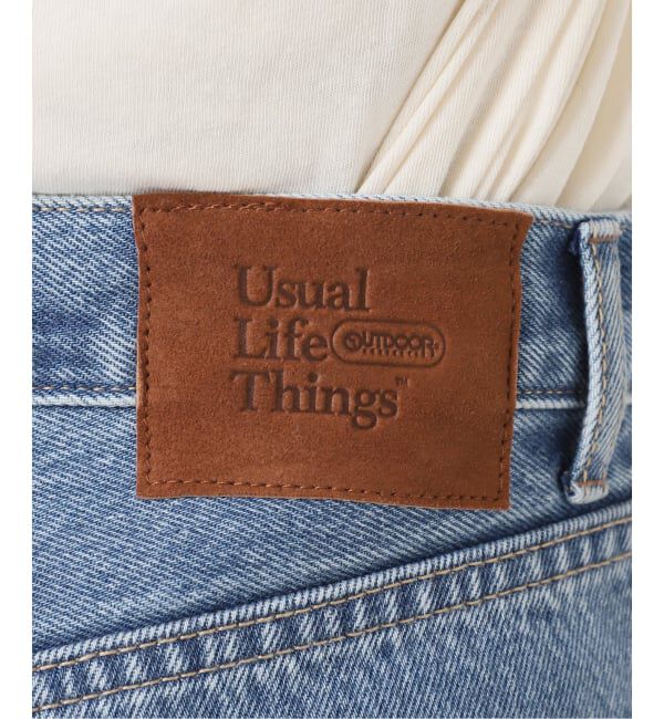 OUTDOOR PRODUCTS Usual Things「追加5 ULTデニムリーンストレート5PKT」|デニム|