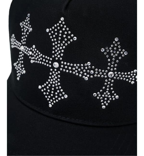 JOINT WORKS「SupBaby by SUPPLIER Shiny Cross Rhinestone Mesh Cap」|キャップ・キャスケット|