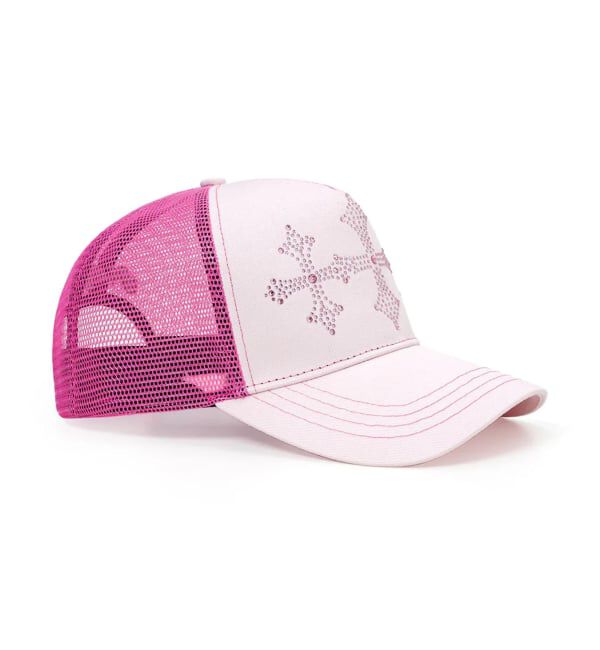 JOINT WORKS「SupBaby by SUPPLIER Shiny Cross Rhinestone Mesh Cap」|キャップ・キャスケット|