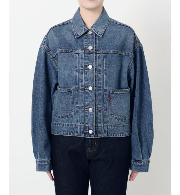 追加》Levi's/リーバイス SLOBE別注 BALLOON SLEEVE TRACKER デニム
